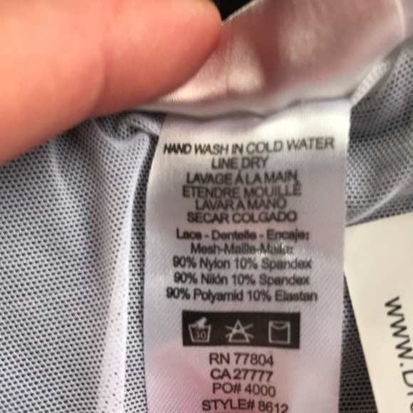 NWT DREAMGIRL Sheer Mesh & Lace Garter Slip Medium - Picture 5 of 5